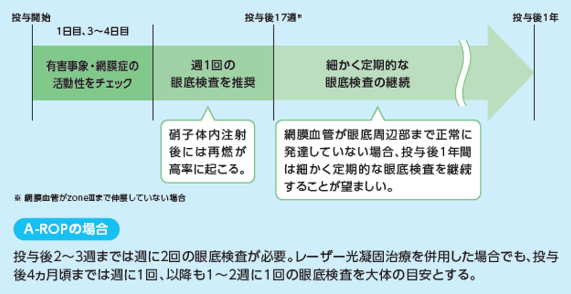 FIREFLEYE NEXT試験:経過観察の目安